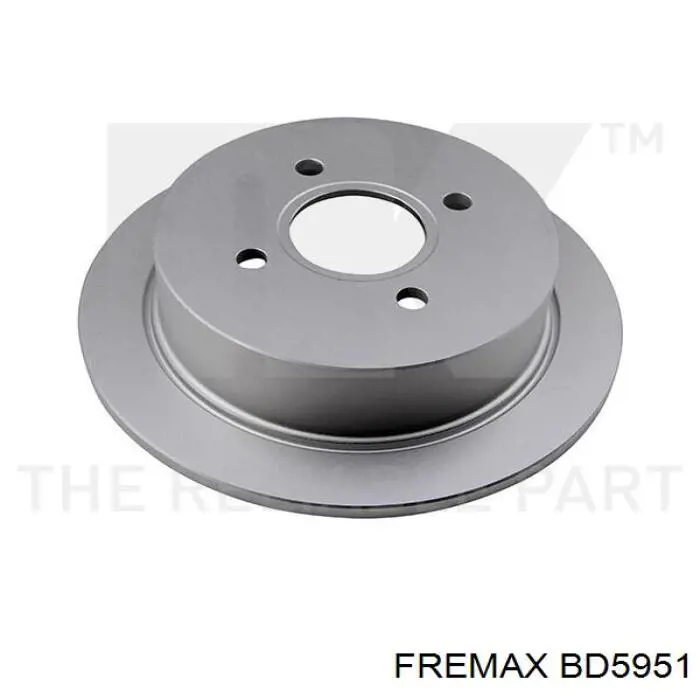 Диск гальмівний задній BD5951 Fremax