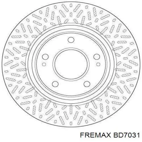 Купити BD7031 Fremax Ротор гальмівний