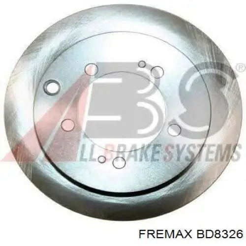 Диск гальмівний задній Fremax BD8326