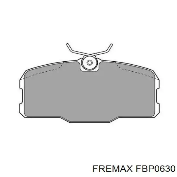 Гальмівні колодки Fremax FBP0630 ціна, від 22.22 USD