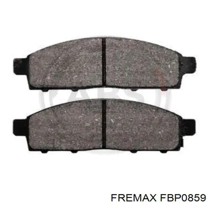 Купити FBP0859 Fremax Колодки гальмівні передні, дискові