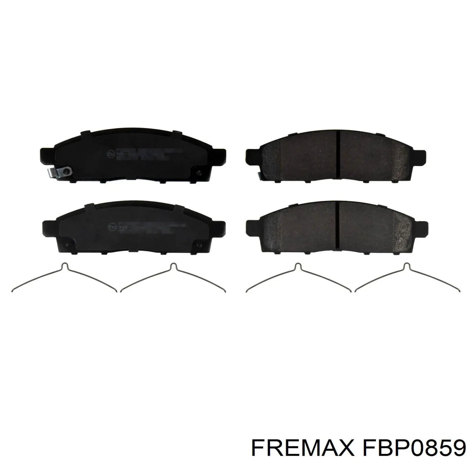 Гальмівні колодки Fremax FBP0859 ціна, від 25.55 USD