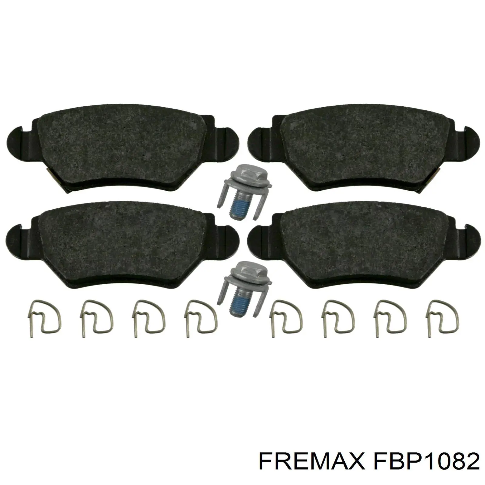 FBP1082 Fremax колодки гальмові задні, дискові