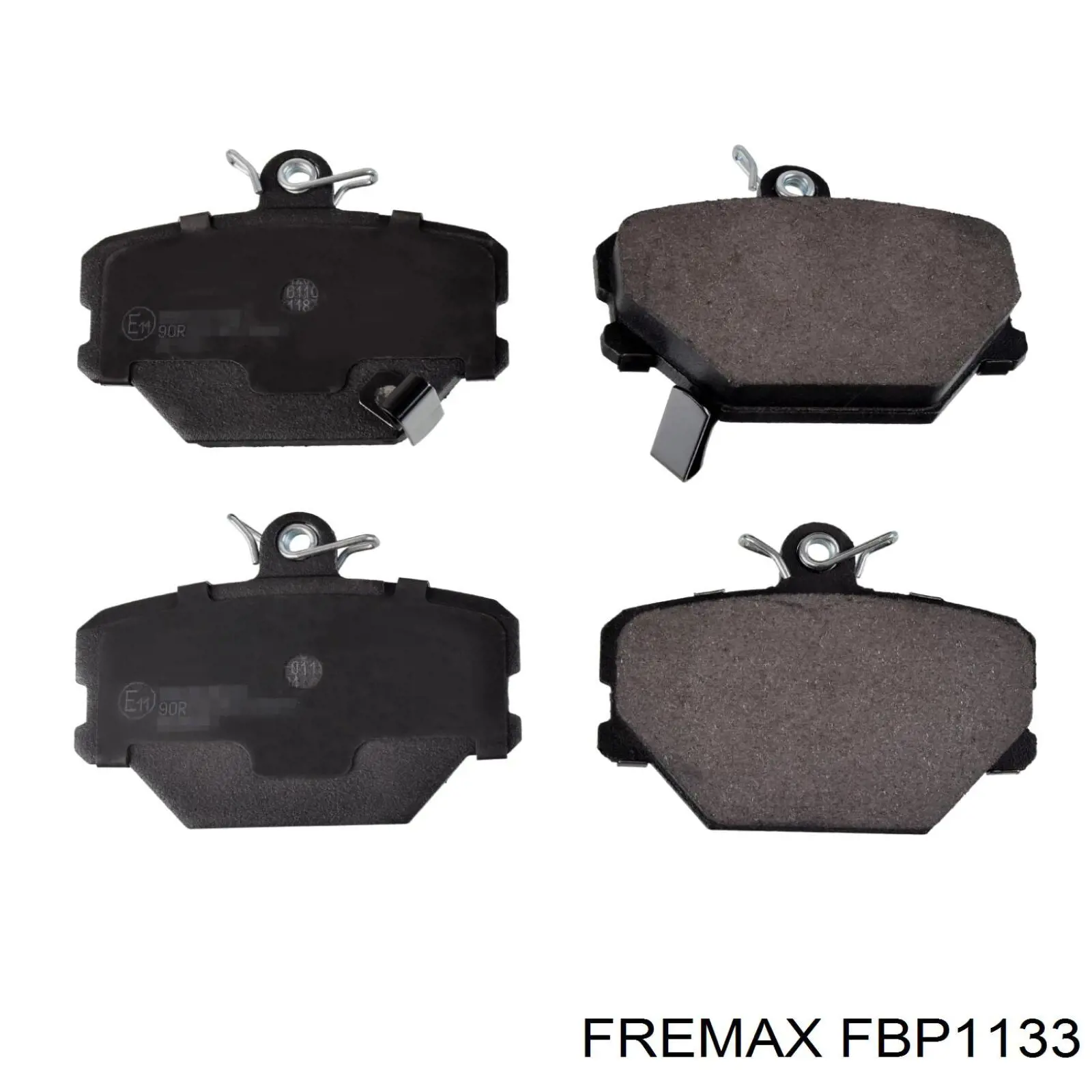 Колодки гальмівні передні, дискові FBP1133 Fremax