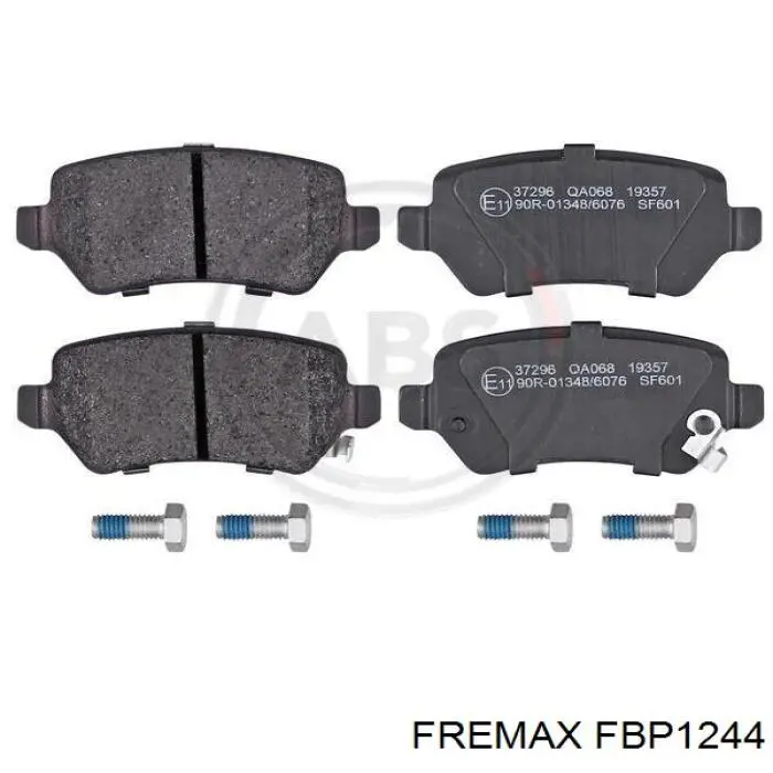 Колодки гальмові задні, дискові FBP1244 Fremax