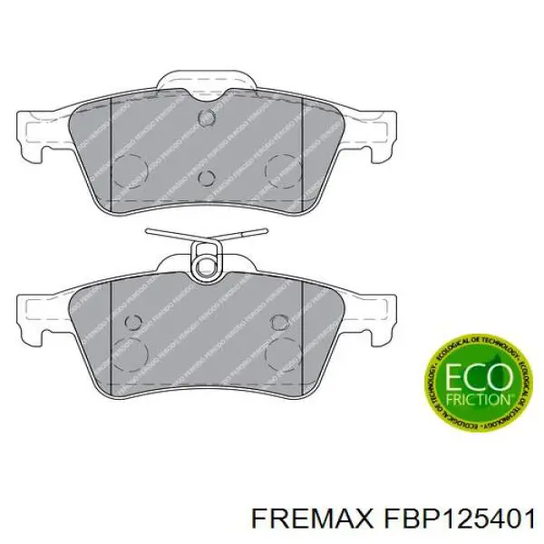 Купити 1936698 Ford Задні колодки