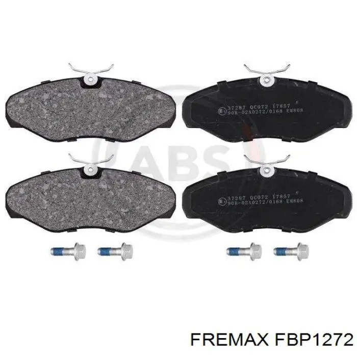 FBP1272 Fremax колодки гальмівні передні, дискові