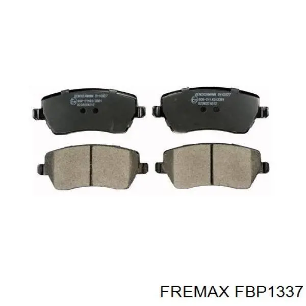 Купити FBP1337 Fremax Колодки гальмівні передні, дискові