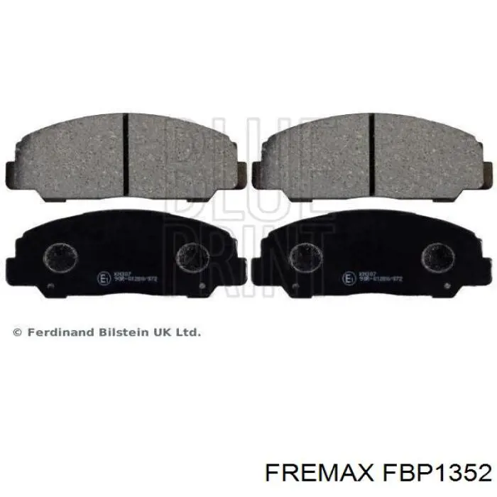 Гальмівні колодки Fremax FBP1352 ціна, від 34.91 USD