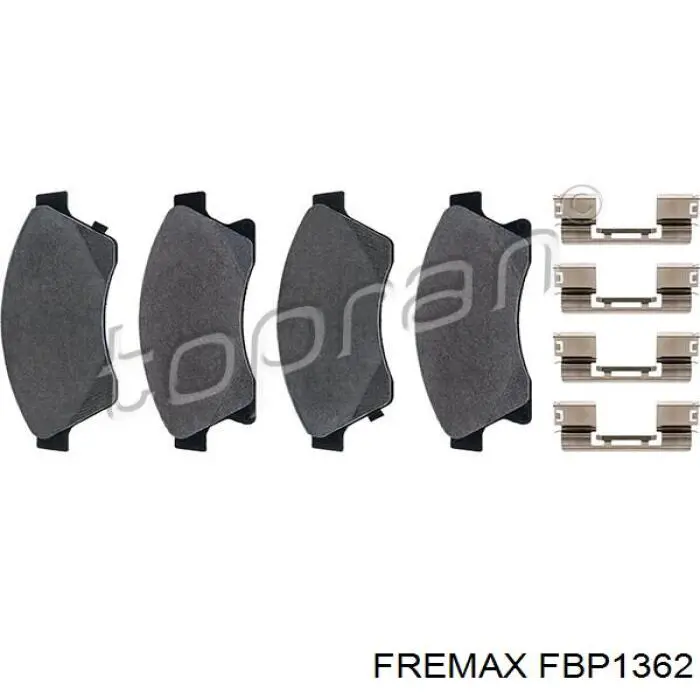 Тормозні колодки Fremax FBP1362