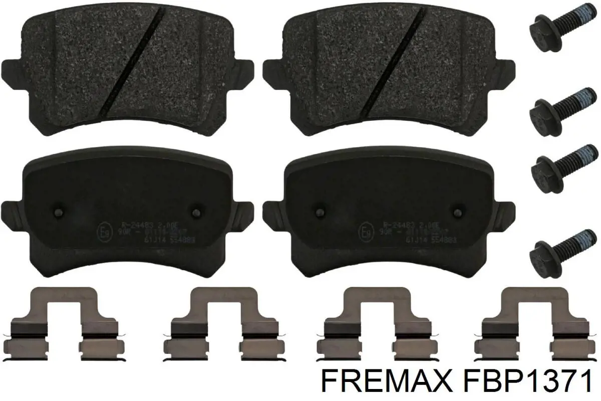 Задні гальмівні колодки Fremax FBP1371 ціна, від 20.74 USD
