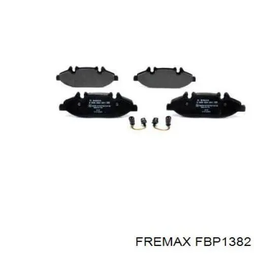 Передні тормозні колодки FBP1382 Fremax