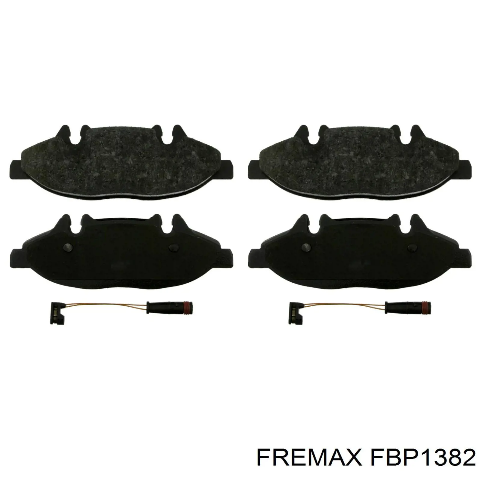FBP1382 Fremax Передні гальмівні колодки