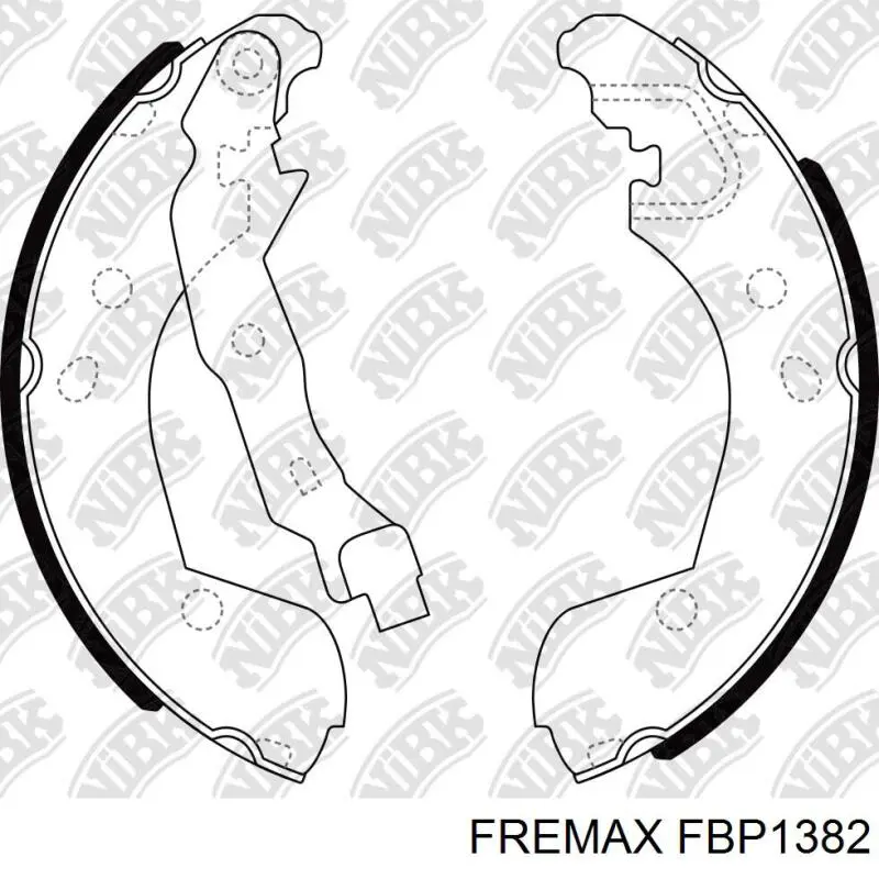 Гальмівні колодки Fremax FBP1382 ціна, від 19.43 USD