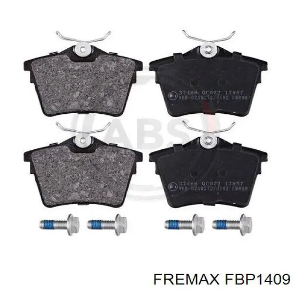 Задні дискові колодки Fremax FBP1409