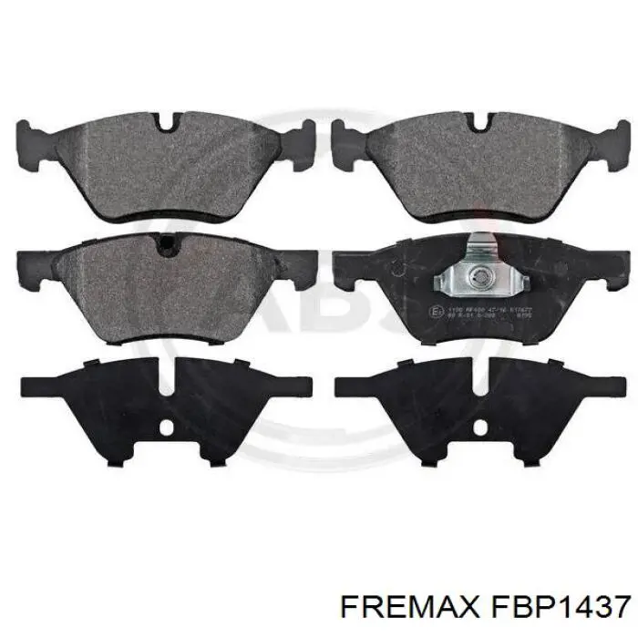 Гальмівні колодки Fremax FBP1437 ціна, від 48.85 USD