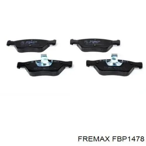 Передні тормозні колодки FBP1478 Fremax