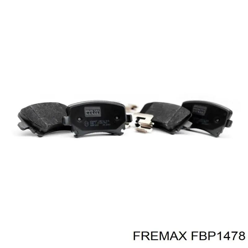 Купити FBP1478 Fremax Колодки гальмівні передні, дискові