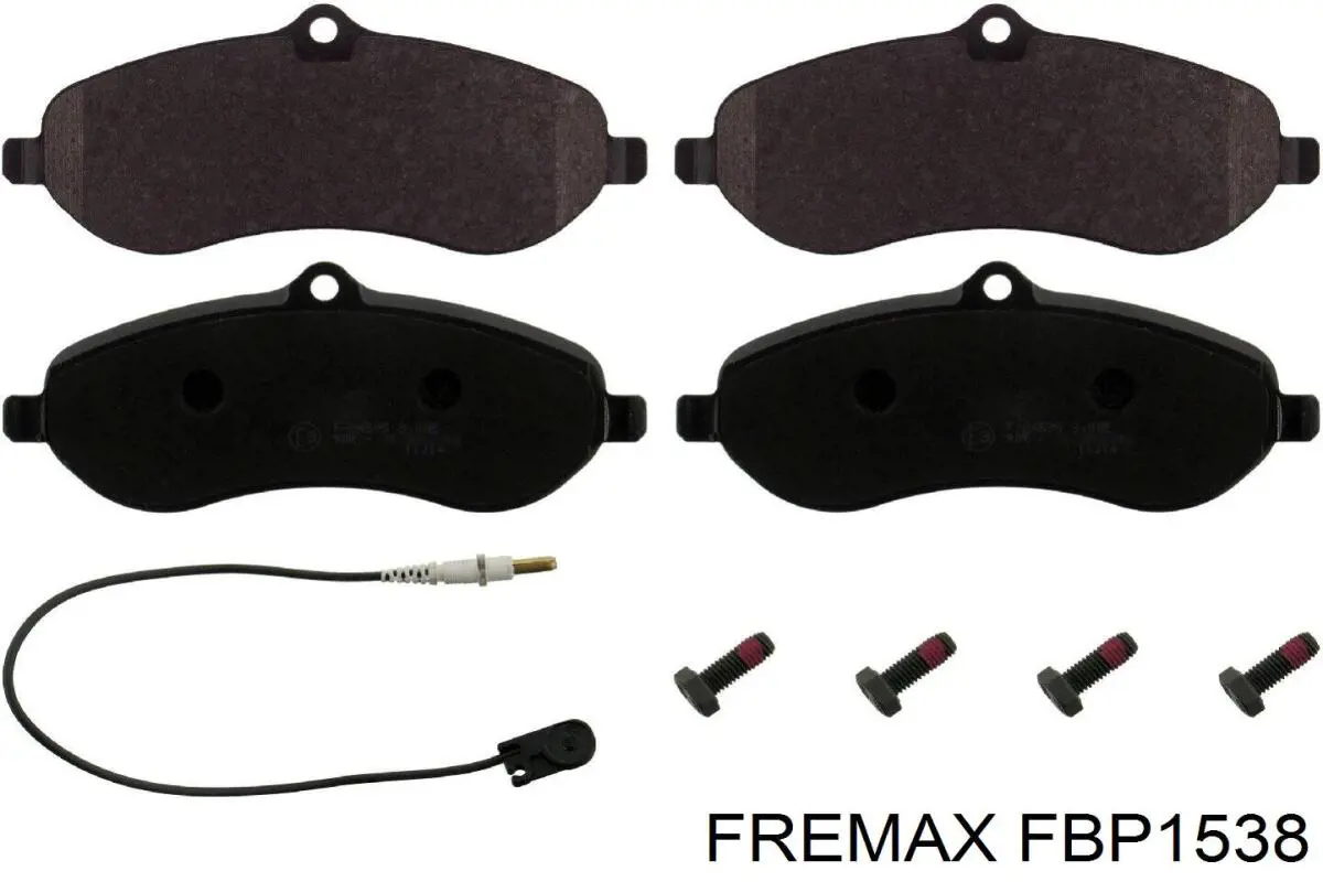 FBP1538 Fremax Передні гальмівні колодки