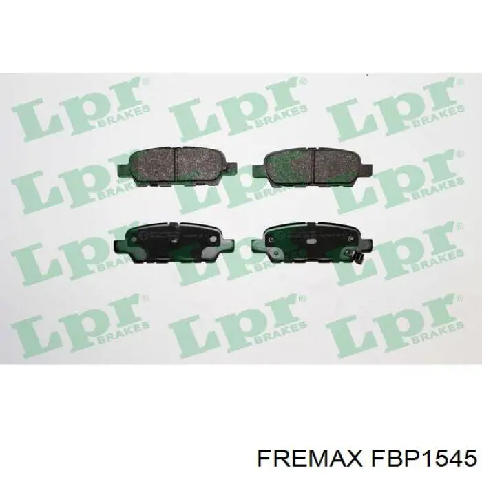 Купити FBP1545 Fremax Задні колодки