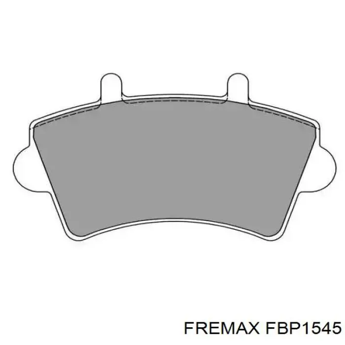 Задні гальмівні колодки Fremax FBP1545 ціна, від 23.88 USD