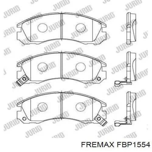 Купити FBP1554 Fremax Колодки гальмівні передні, дискові