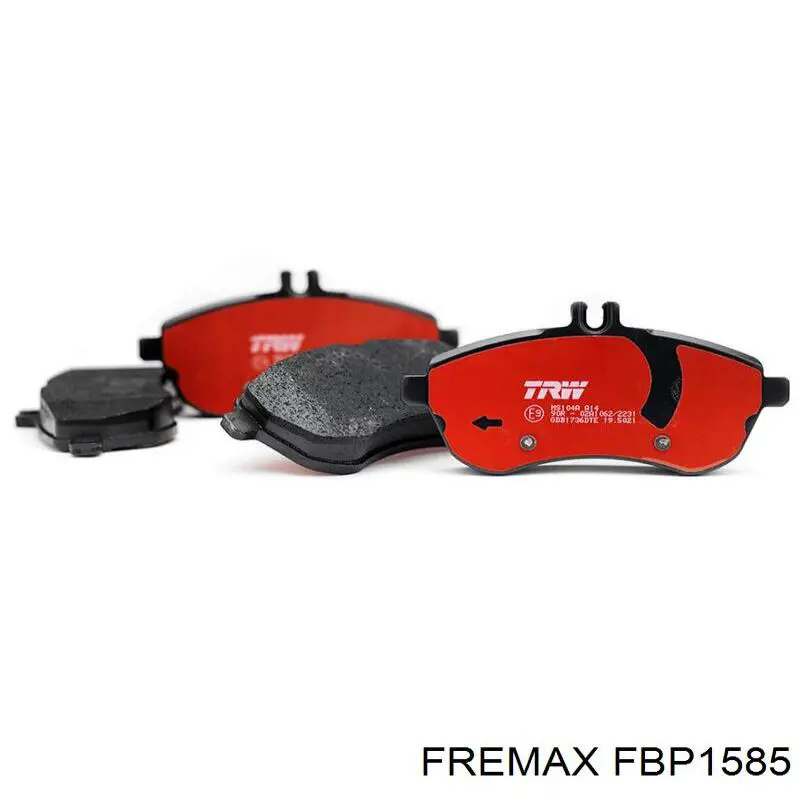 Купити FBP1585 Fremax Колодки гальмівні передні, дискові
