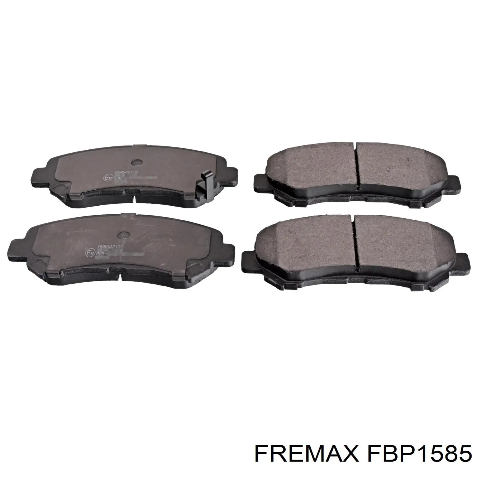 Колодки гальмівні передні, дискові FBP1585 Fremax