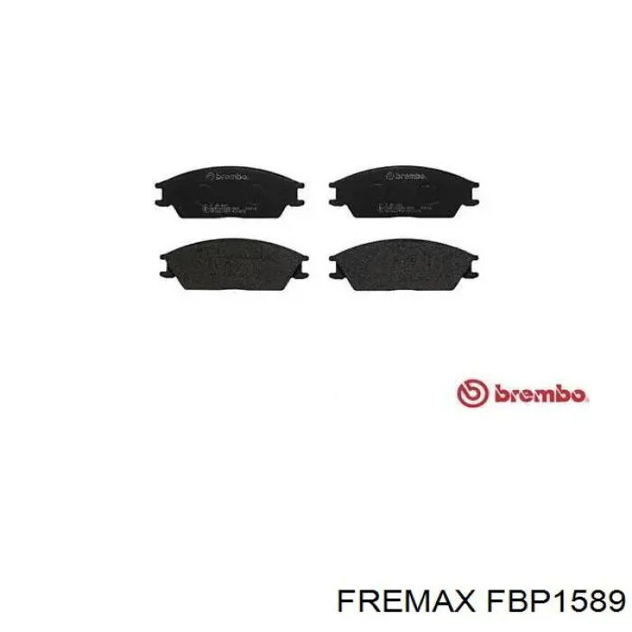 FBP1589 Fremax колодки гальмівні передні, дискові
