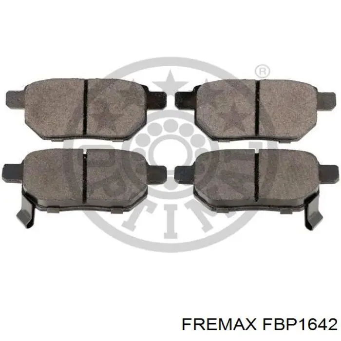 Задні гальмівні колодки Fremax FBP1642 ціна, від 15.20 USD