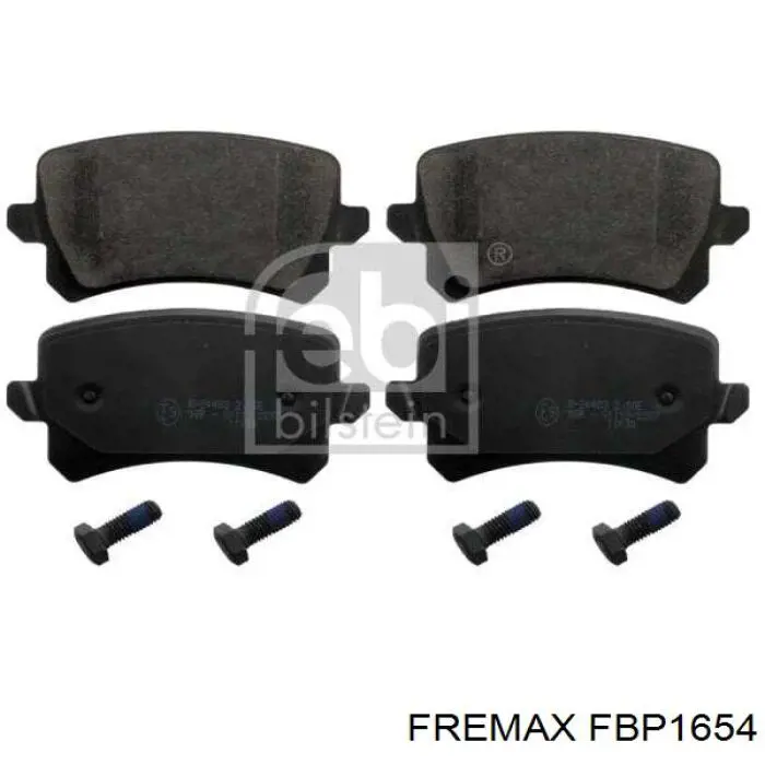 Задні гальмівні колодки FBP1654 Fremax