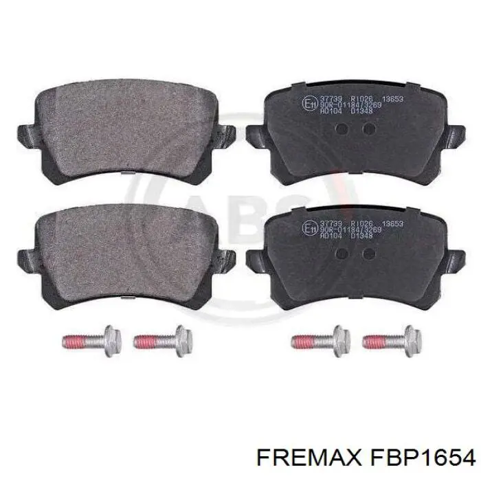 Задні гальмівні колодки Fremax FBP1654 ціна, від 25.31 USD