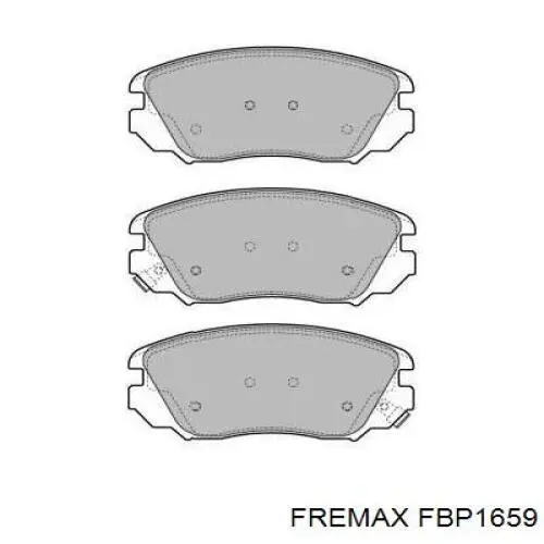 Колодки гальмівні передні, дискові FBP1659 Fremax