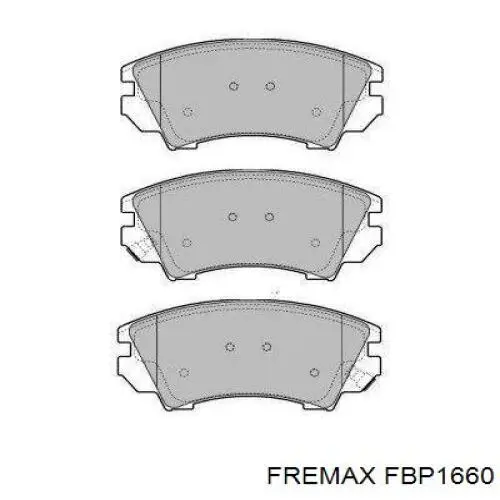 FBP1660 Fremax Передні гальмівні колодки