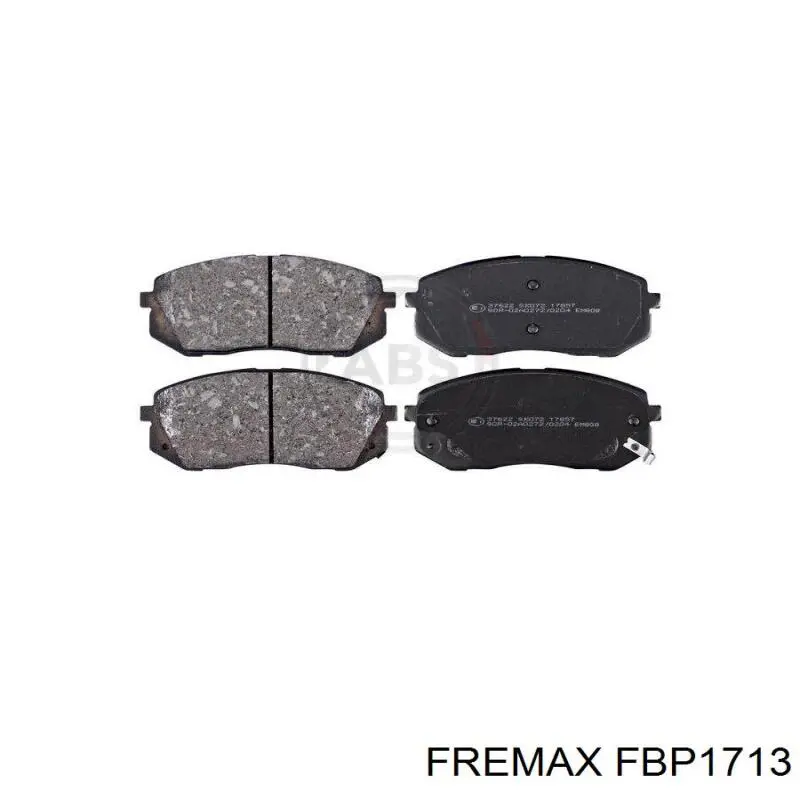Купити FBP1713 Fremax Колодки гальмівні передні, дискові