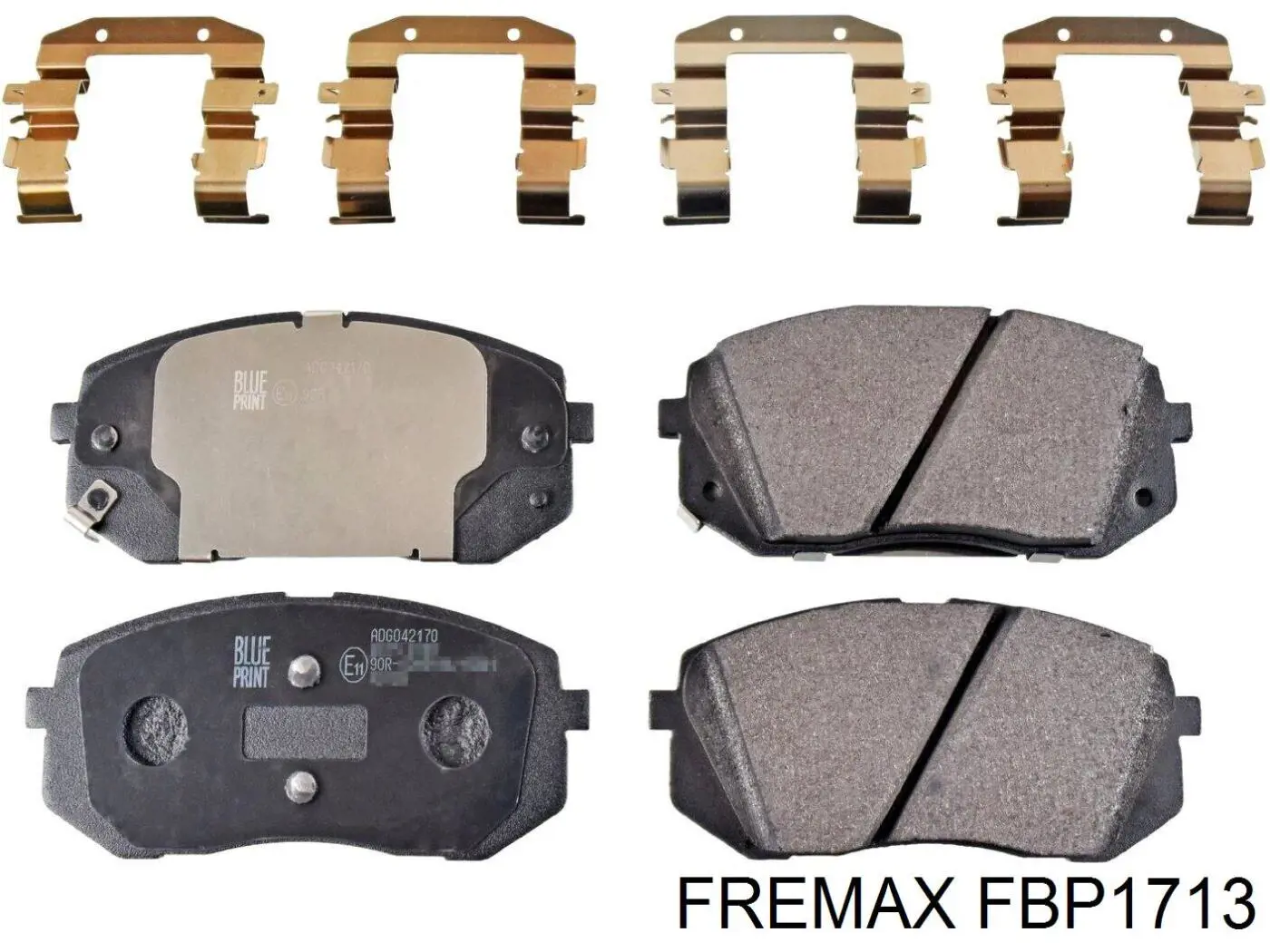 Колодки гальмівні передні, дискові FBP1713 Fremax