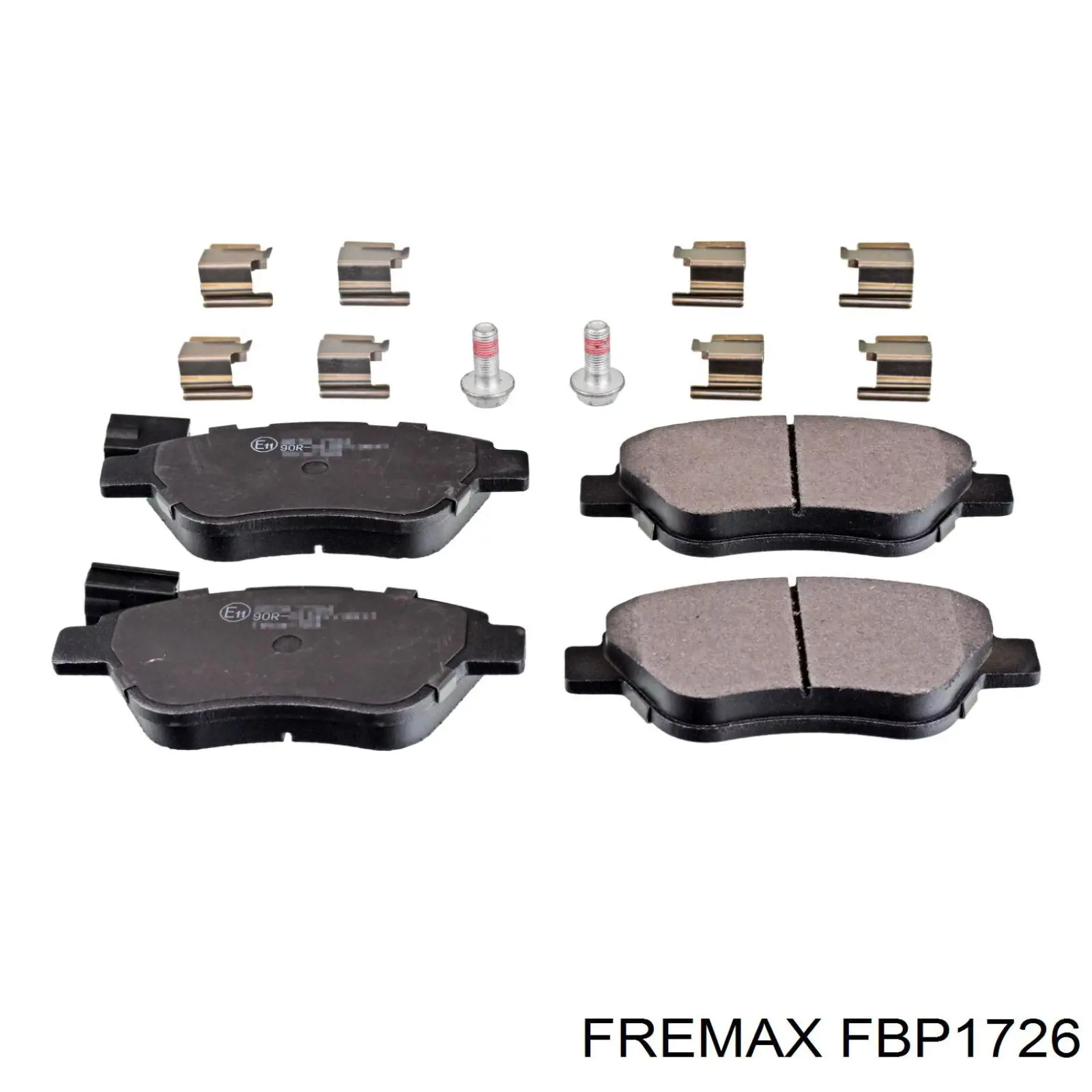FBP1726 Fremax колодки гальмівні передні, дискові