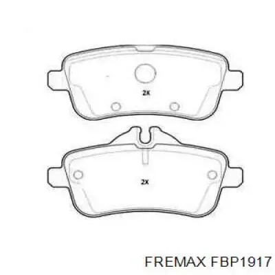 Купити FBP1917 Fremax Задні колодки