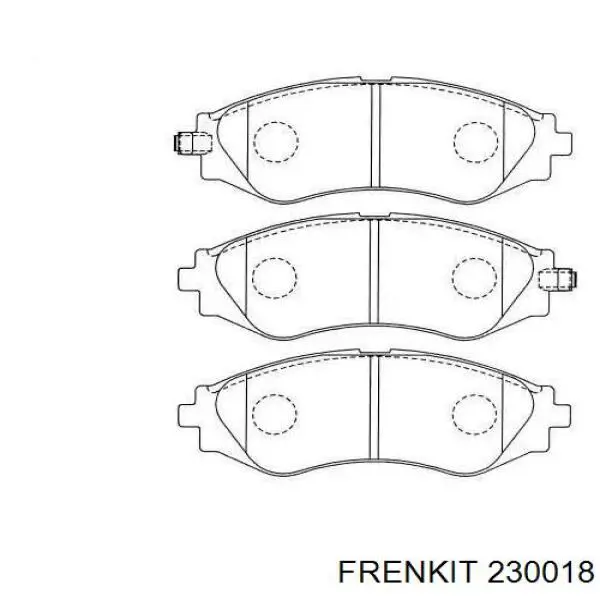 Ремкомплект супорту гальмівного заднього 230018 Frenkit