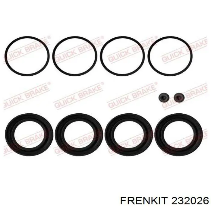 Ремкомплект супорту гальмівного заднього Frenkit 232026 ціна, від 9.70 USD