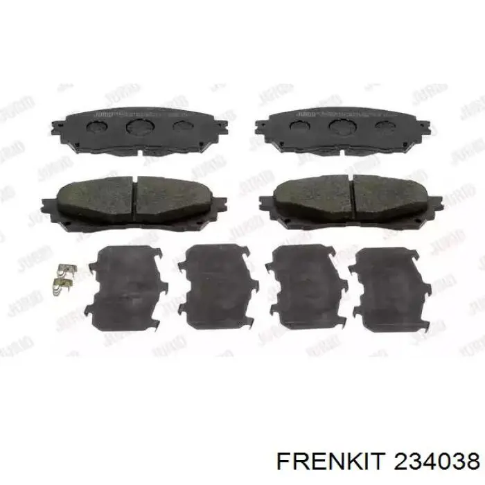 234038 Frenkit ремкомплект супорту гальмівного переднього