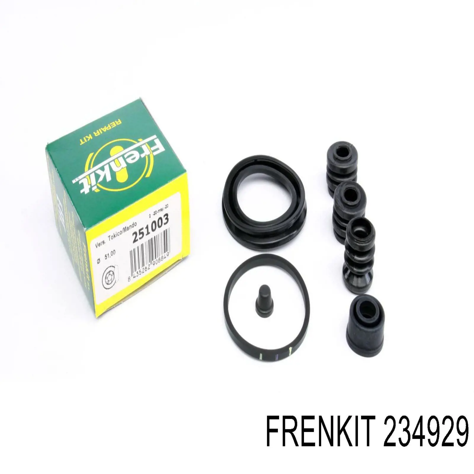 Ремкомплект заднього гальмівного супорта на Hyundai I10  PA