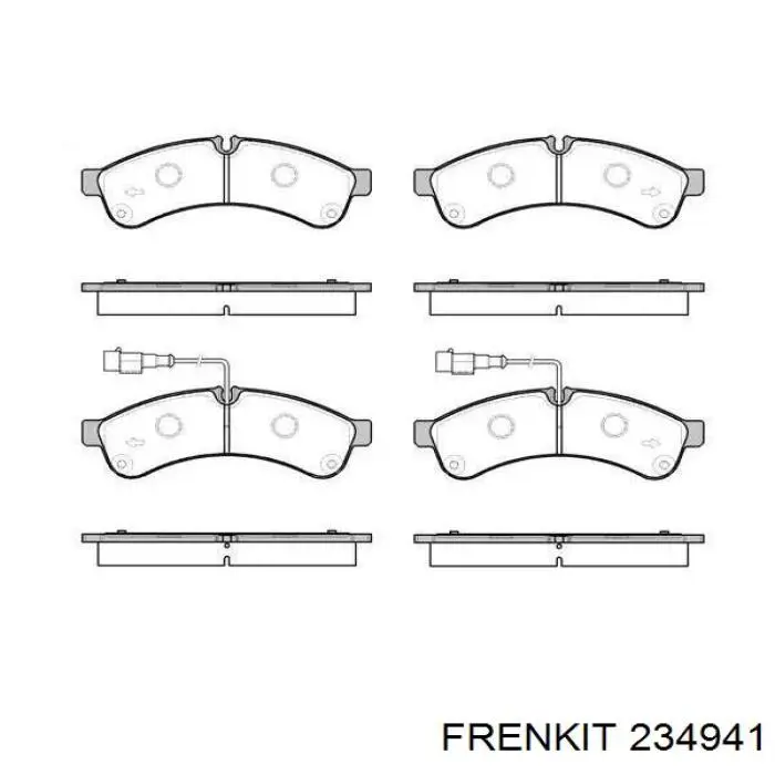 Ремкомплект супорту гальмівного заднього Frenkit 234941 ціна, від 15.92 USD