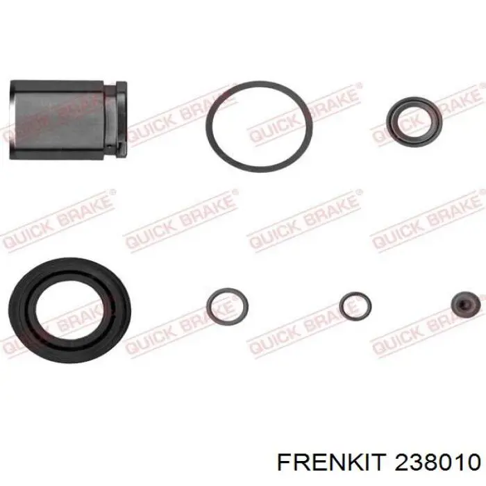Купити 238010 Frenkit Супорт гальмівного, заднього