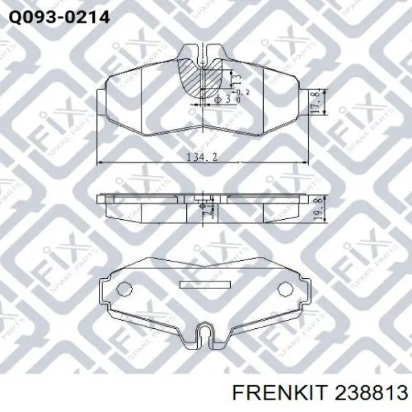 Купити D42813K Autofren Супорт гальмівного, заднього