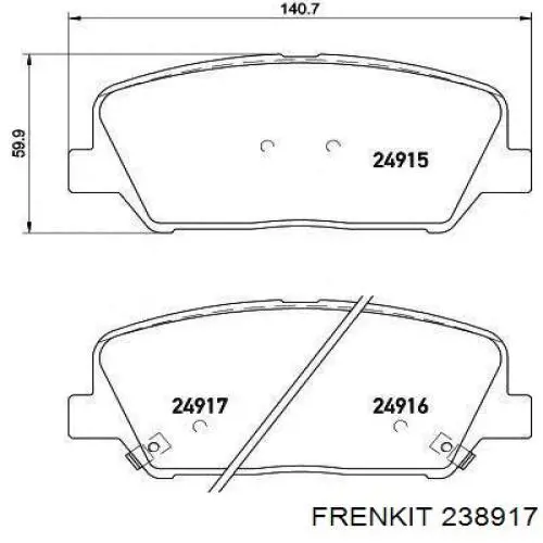 Ремкомплект супорту гальмівного заднього Polcar ERT401633 ціна, від 22.99 USD