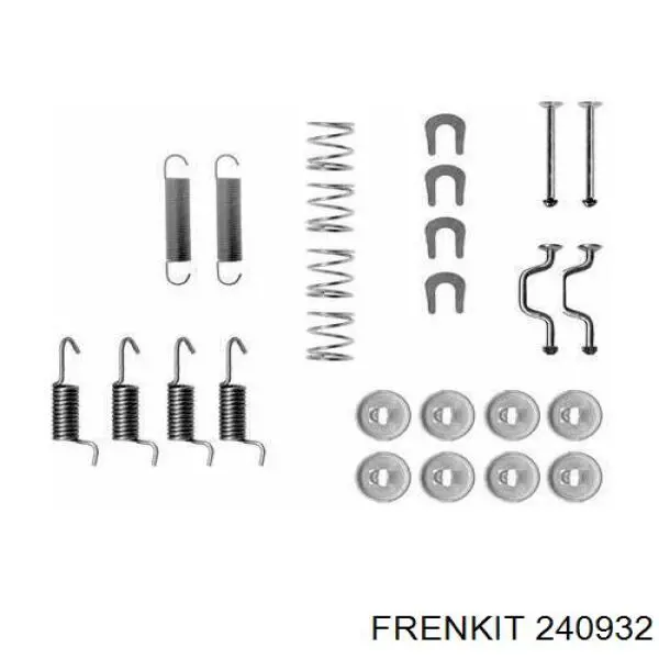 Ремкомплект супорту гальмівного заднього Frenkit 240932 ціна, від 16.14 USD