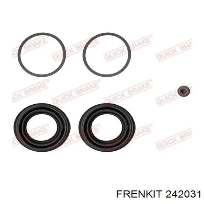 Ремкомплект супорту гальмівного переднього Frenkit 242031 ціна, від 9.36 USD