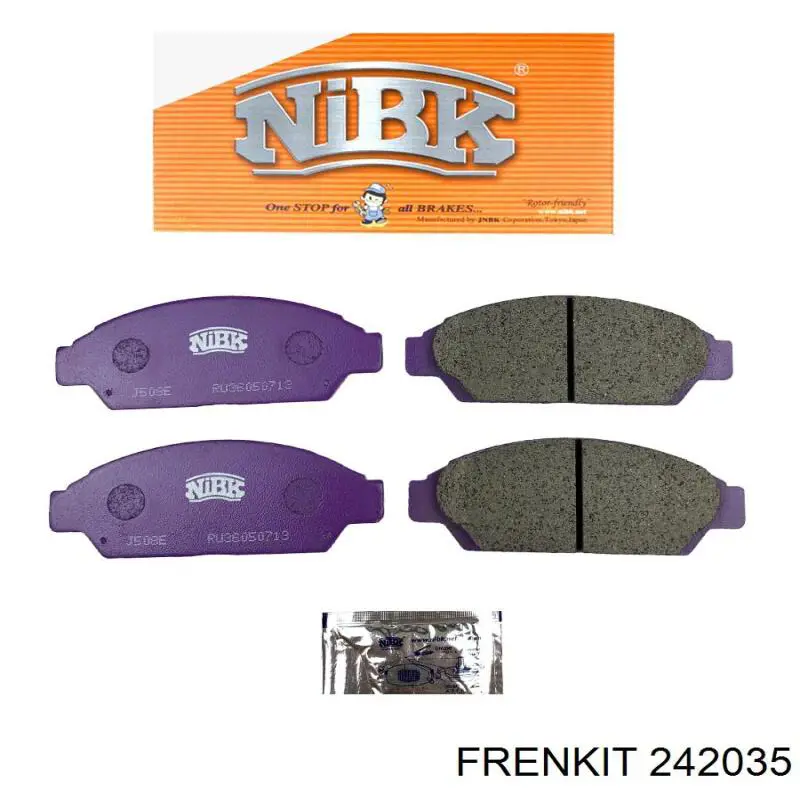 Ремкомплект супорту гальмівного заднього Frenkit 242035 ціна, від 5.95 USD