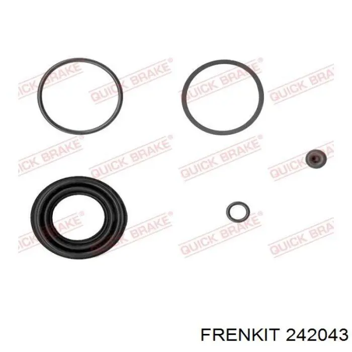 Ремкомплект супорту гальмівного заднього Frenkit 242043 ціна, від 5.80 USD